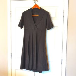 Charcoal short sleeve sweater dress size M
